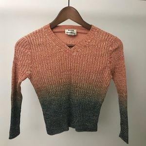 Acne Studios Riva Mouline in Turquoise/Orange